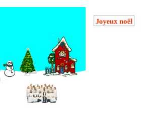 Carte de Noel amicale